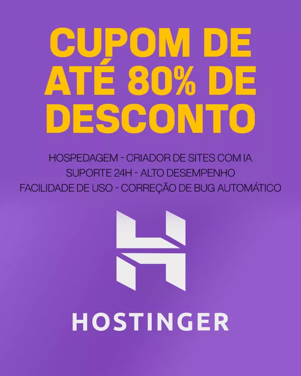 Cupom Hostinger